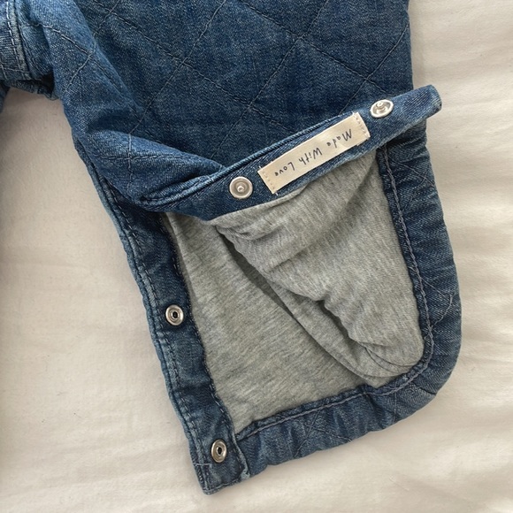 Baby GAP denim overalls- unisex. - Picture 6 of 7